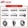 Chinese Manufacturer DIN844 6Mm End Milling Hss Milling Cutter for Aluminum