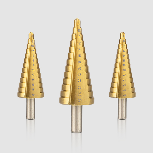 Stepped-point drill bits