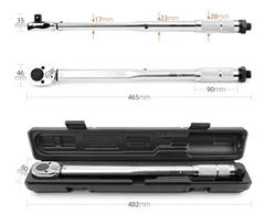 Adjustable Drive Click 1/2 Inch Handle Spanner Ratchet Wrench Mechanical Spanner Torque Wrench