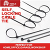 Self-Locking Nylon 66 Cable Tie Releasable Tie Wrap