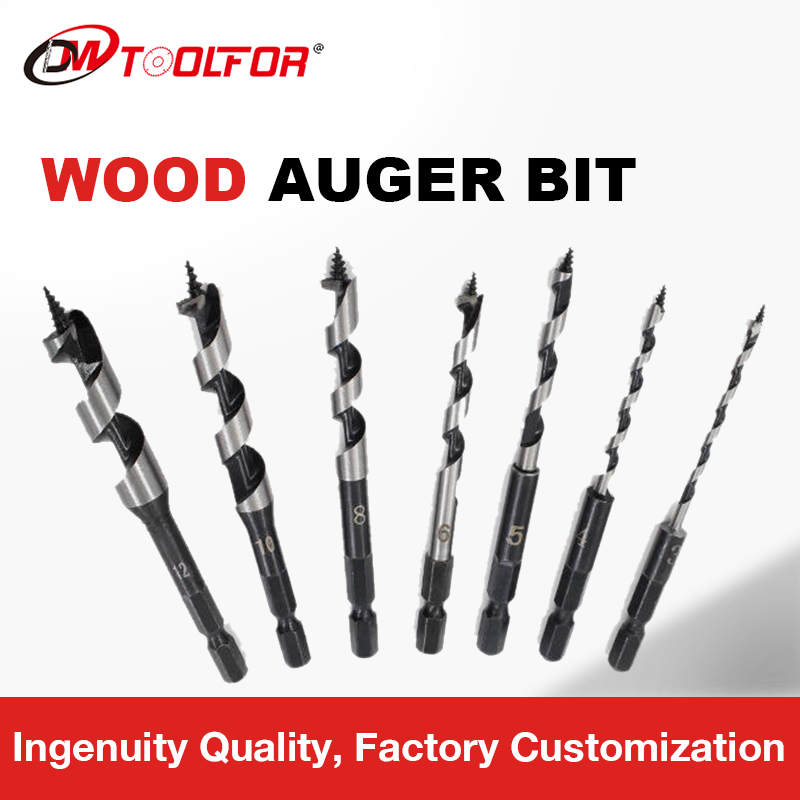 C45 Carbon Steel Wood Auger Drill Bit