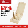 HSS Fully Ground Amber Finish Double Ended Drill Bits