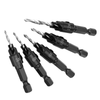 4PCS Polit Drill Quick Change Shank Wood Countersink Drill Bits for Wood Drilling Use Wood Drilling