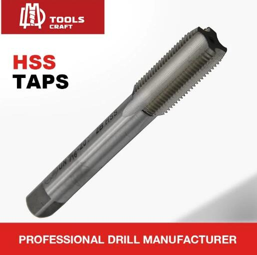 Straight Flute DIN371 DIN376 Hss Screw Tap Drill Bits Combination Drill Tap Bit