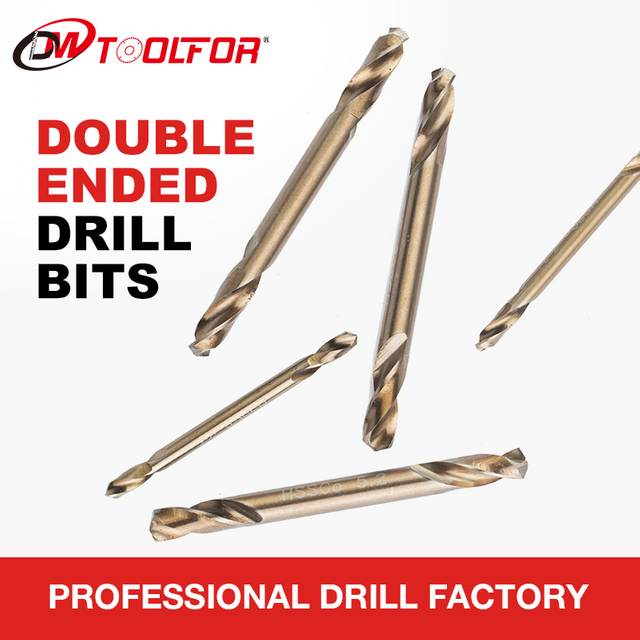Double End Drilling Machine Wood HSS FULLY GROUND AMBER FINISH Twist Drill Bit