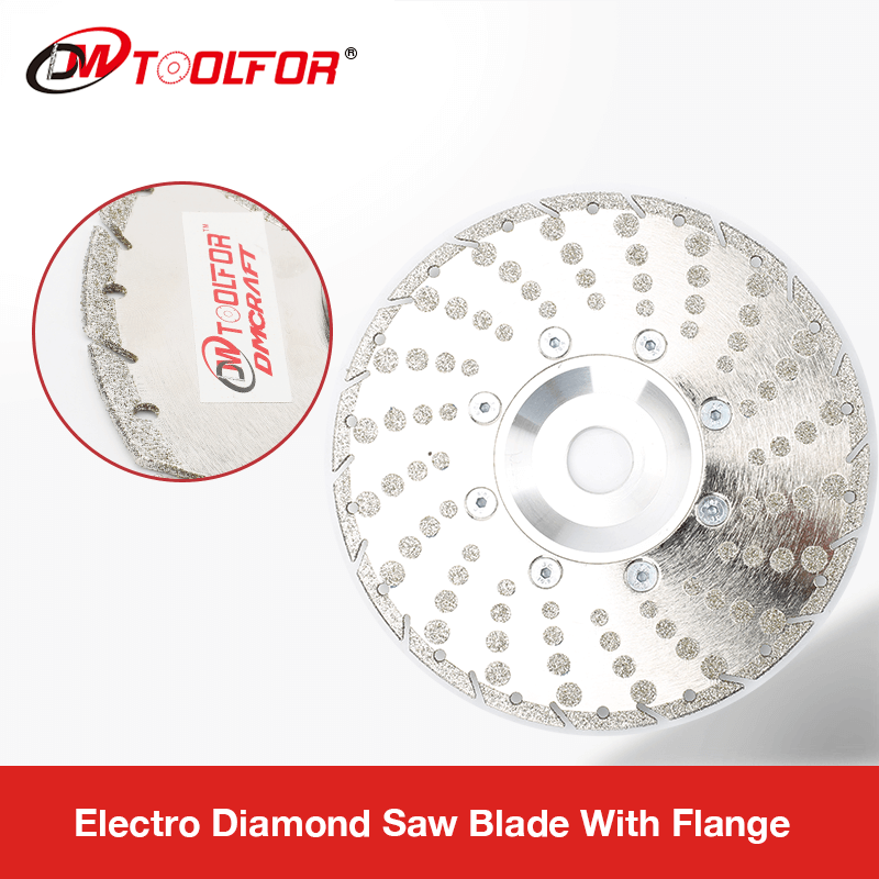 High Quality Electro Diamond Saw Blade With Flange