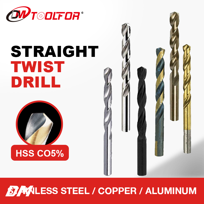 DIN338 HSS Cobalt Twist Drill Bits for Metal