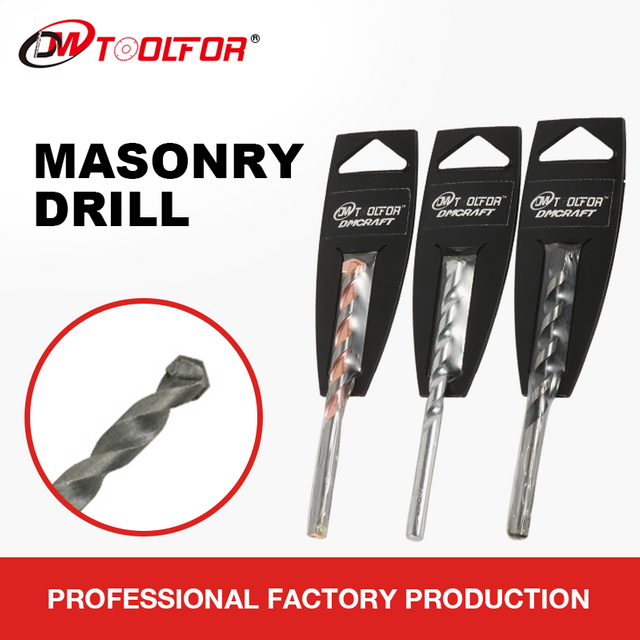 High Carbon Steel Masonry Drill Bit Set for Concrete
