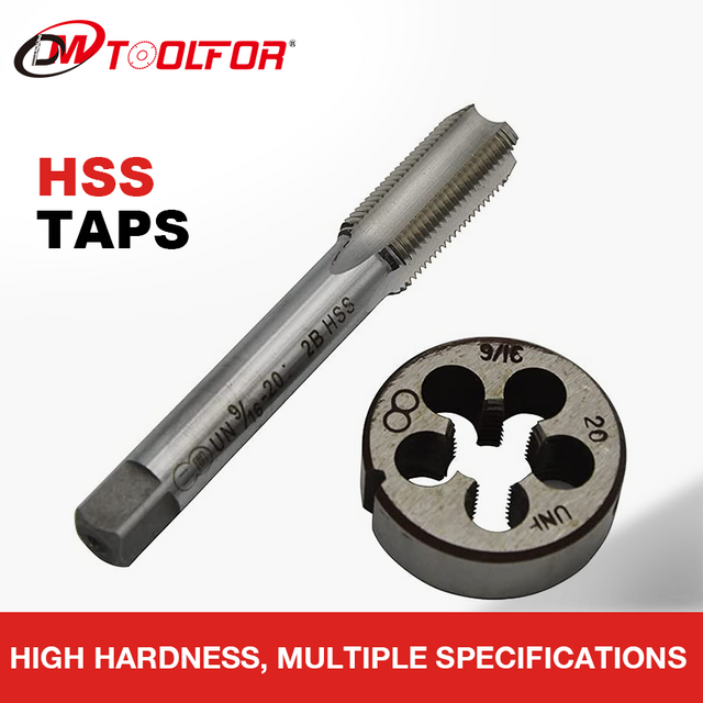 HSS Cobalt Spiral And Straight Flute Taps Machine Tap