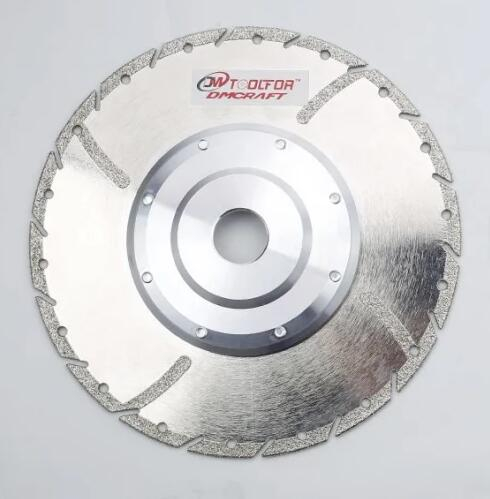 Super Thin Electro Diamond Saw Blade with Flange