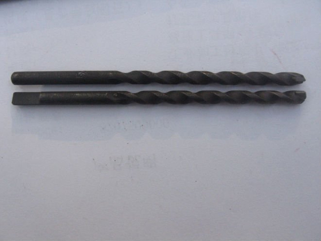 Flat Shank Black Finish Masonry Drill Bits Masonry Concrete Drill Bit