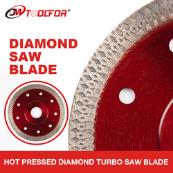 Hot pressed diamond turbosaw, diamond cutting saw blade