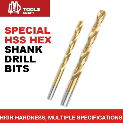 HSS Fully Ground Amber Finish Double Ended Drill Bits