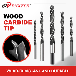 DMtools Hex Shank Screw Point Wood Auger Drill Bits for Wood Beam Drilling Brocas Para Perforar Pozos