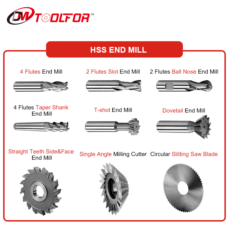 Professional High Speed Steel End Mills