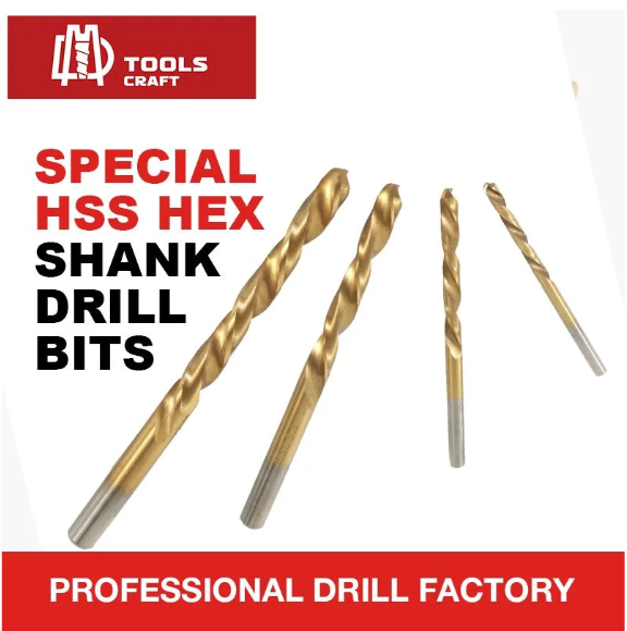 HSS Fully Ground Amber Finish Double Ended Drill Bits
